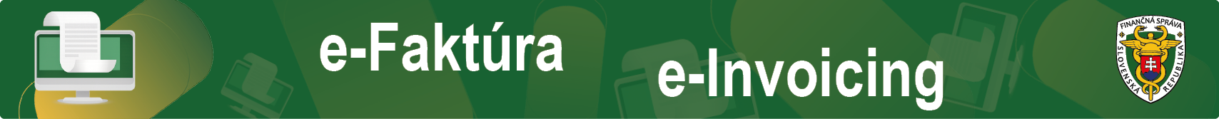 Presmerovanie na na portál finančnej správy časť e-faktúra