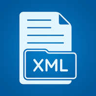 Image of XML document pictogram