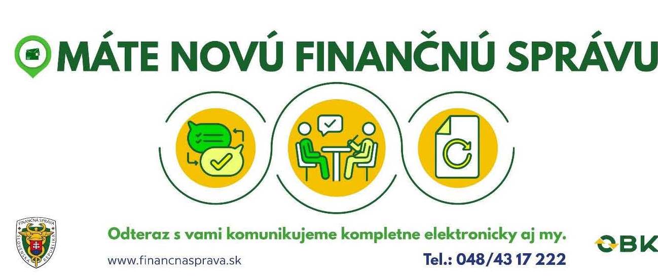 Informačný banner OBK Informačný banner OBK