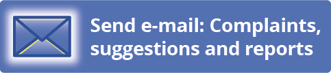 Transferred too Contact form Send e-mail: Complaints, suggestions and reports