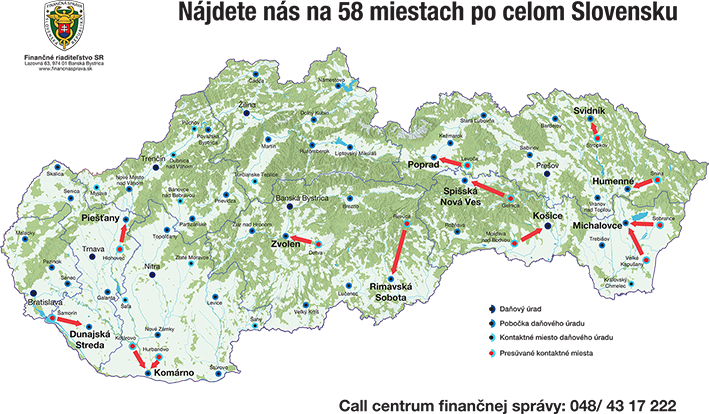 Informačná mapa k optimalizácii kontaktných miest DÚ k 1.12.2022 Informačná mapa k optimalizácii kontaktných miest DÚ k 1.12.2022